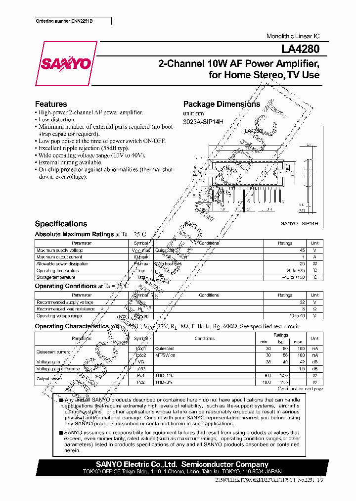 LA4280_4834285.PDF Datasheet