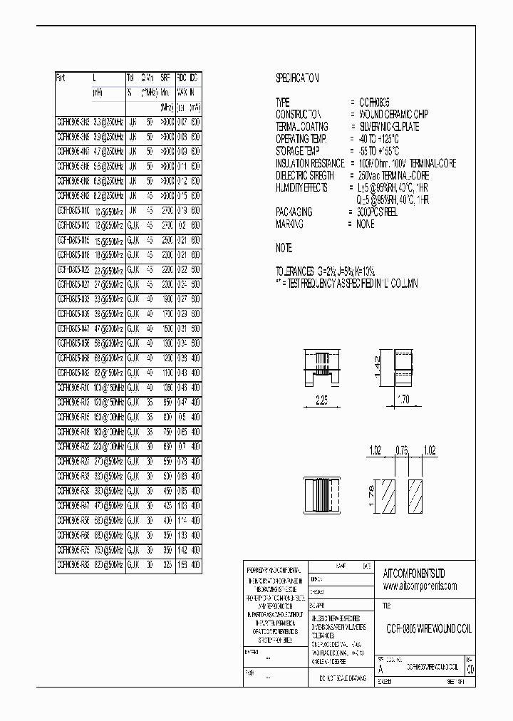 CCFH0805-R10_4849873.PDF Datasheet
