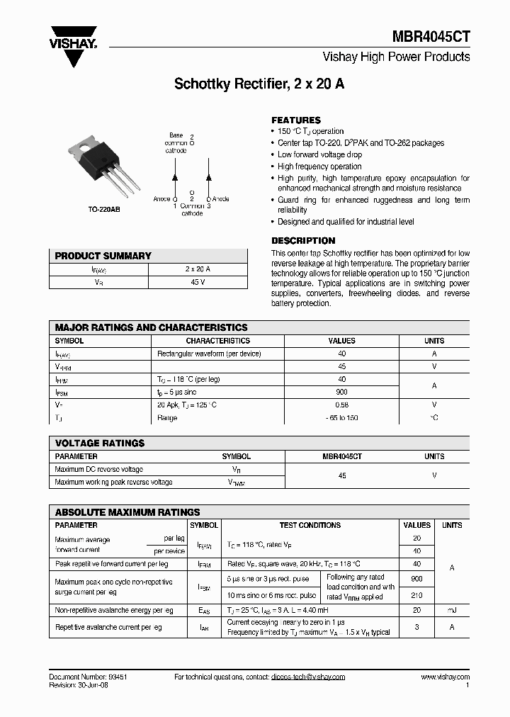 MBR4045CT_4860234.PDF Datasheet