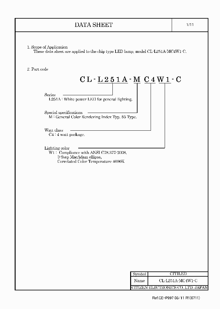 CL-L251A-MC4W1-C_4862183.PDF Datasheet