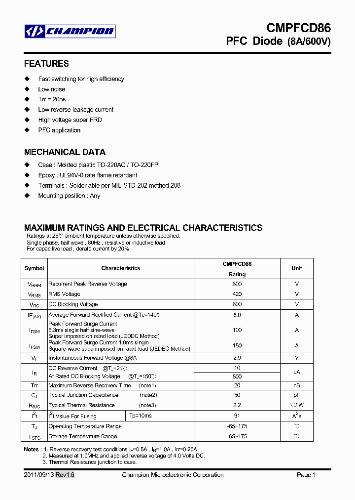 CMPFCD86XN220_4865444.PDF Datasheet