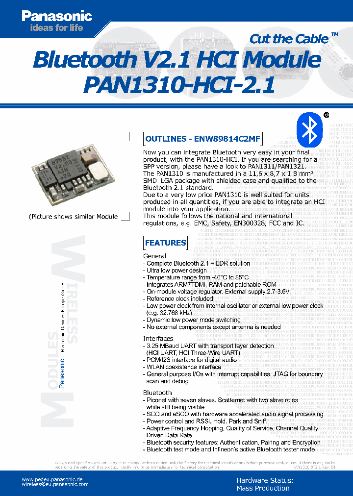PAN1310-HCI-21_4870841.PDF Datasheet