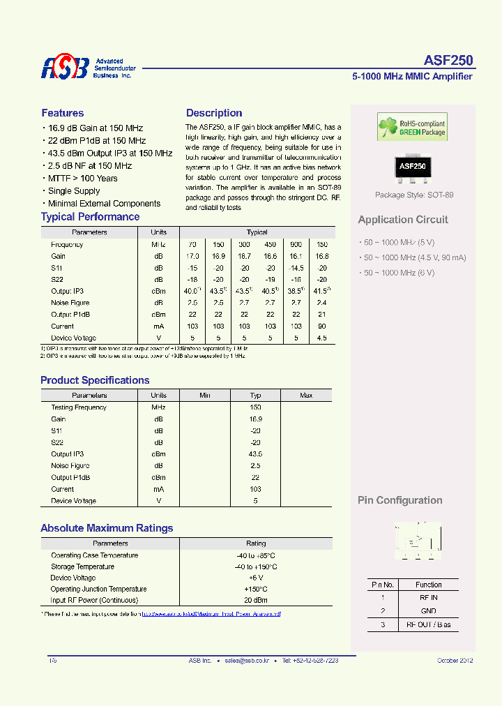 ASF250_4881078.PDF Datasheet