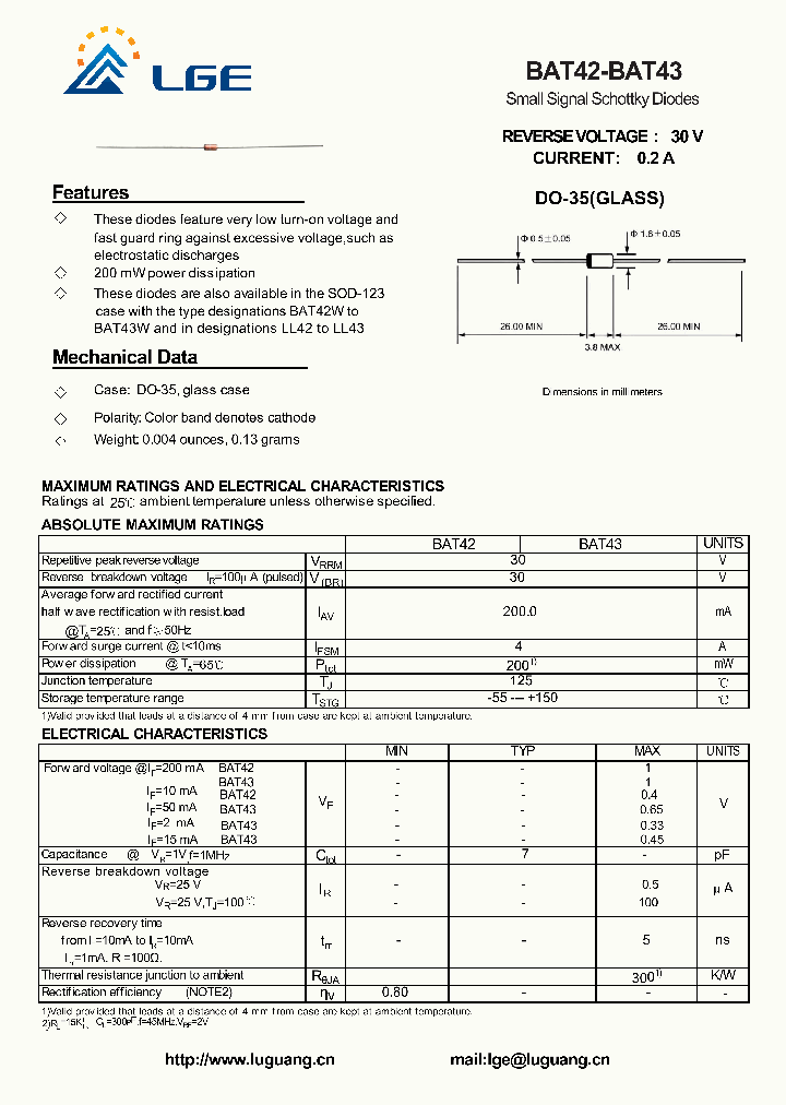 BAT43_4881668.PDF Datasheet