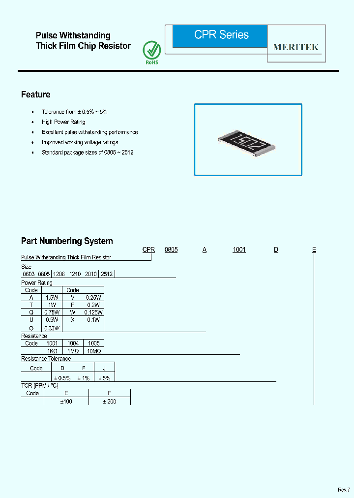 CPR2512O1001DE_4884343.PDF Datasheet