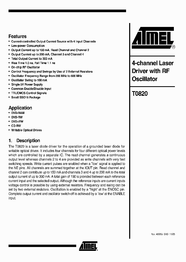 T0820_4894261.PDF Datasheet Download --- IC-ON-LINE