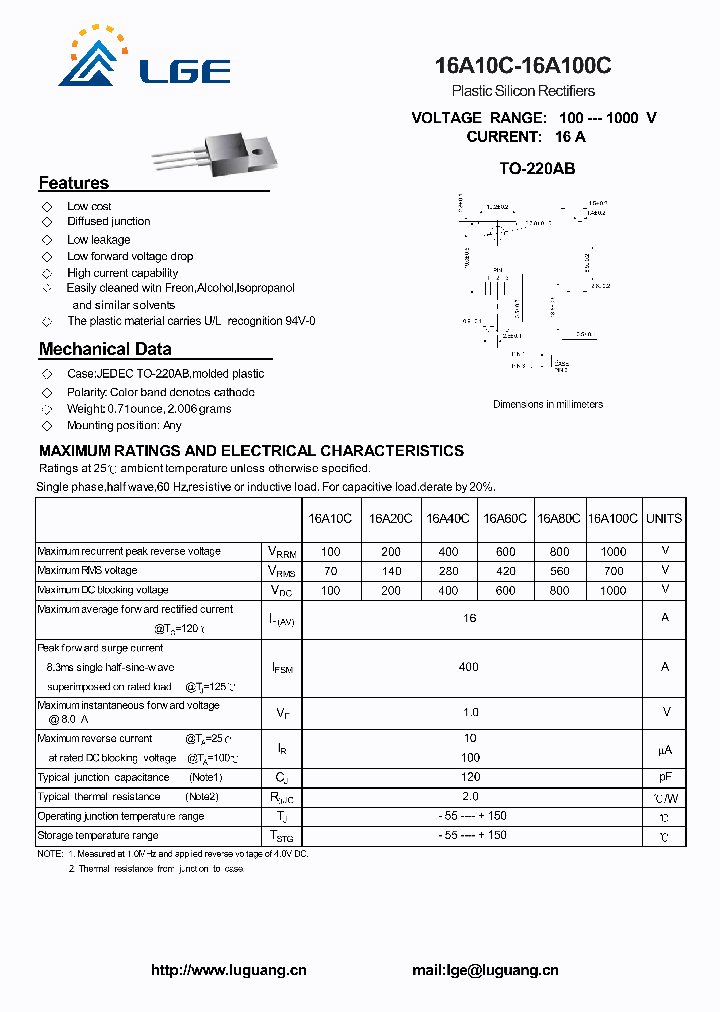 16A100C_4904109.PDF Datasheet