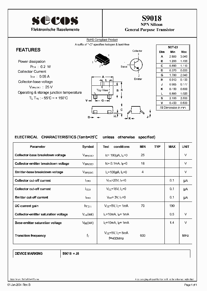 S9018_4906959.PDF Datasheet