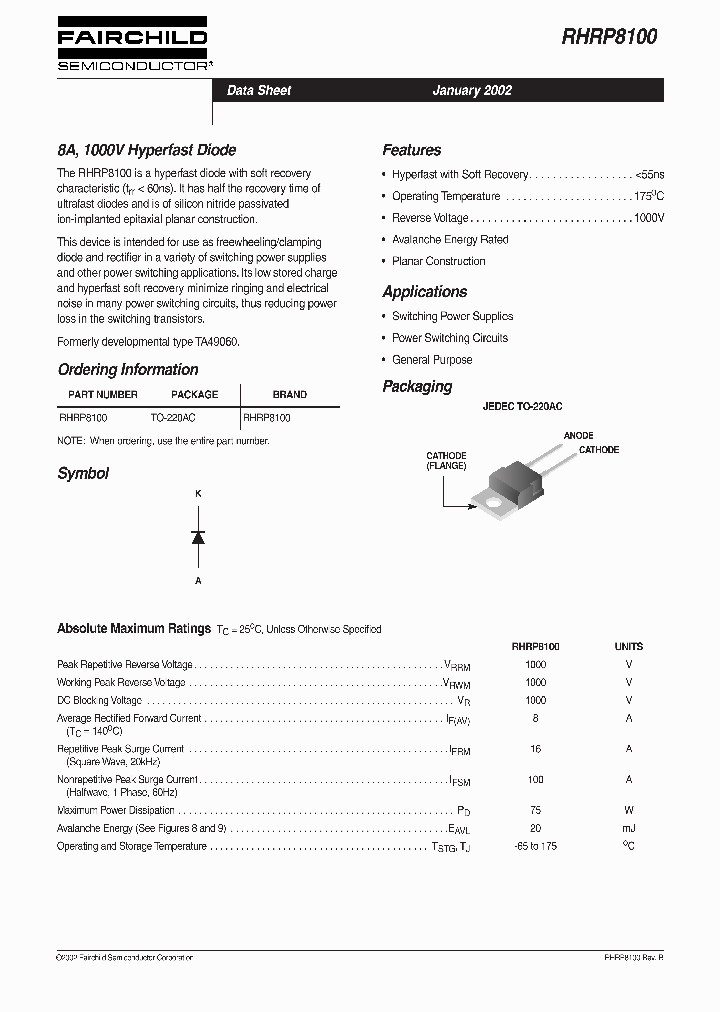 RHRP8100_4909325.PDF Datasheet