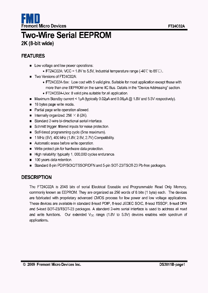 FT24C02A-5LR-T_4915428.PDF Datasheet