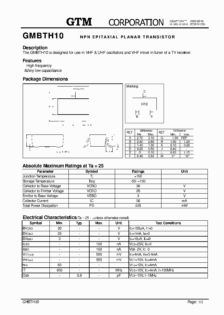 GMBTH10_4937125.PDF Datasheet