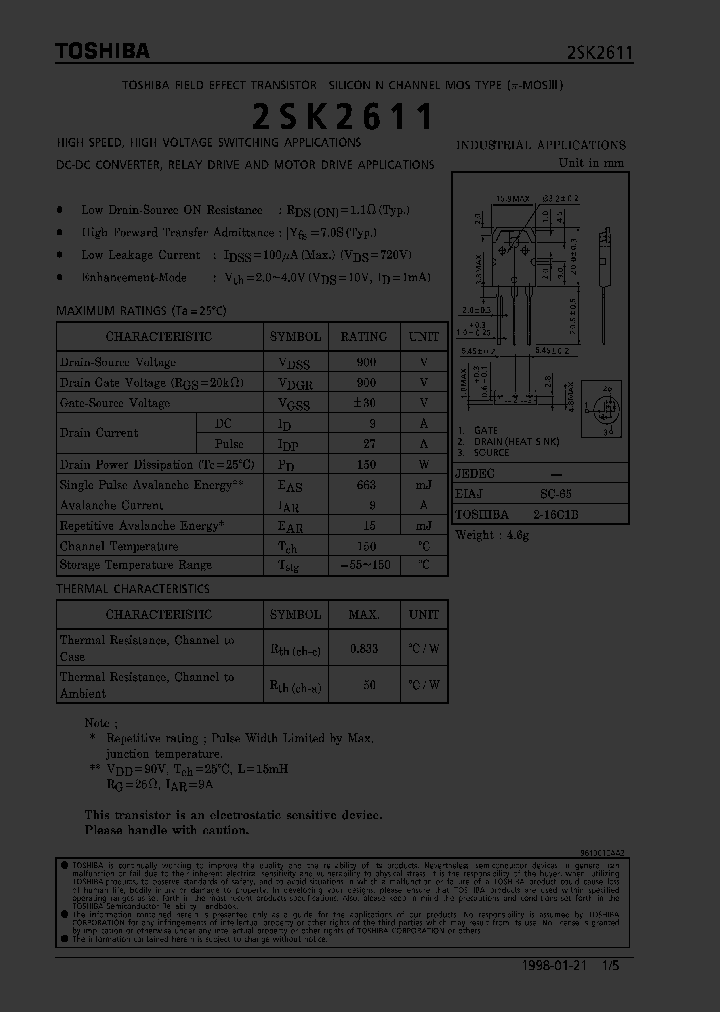 2SK2611_4953925.PDF Datasheet