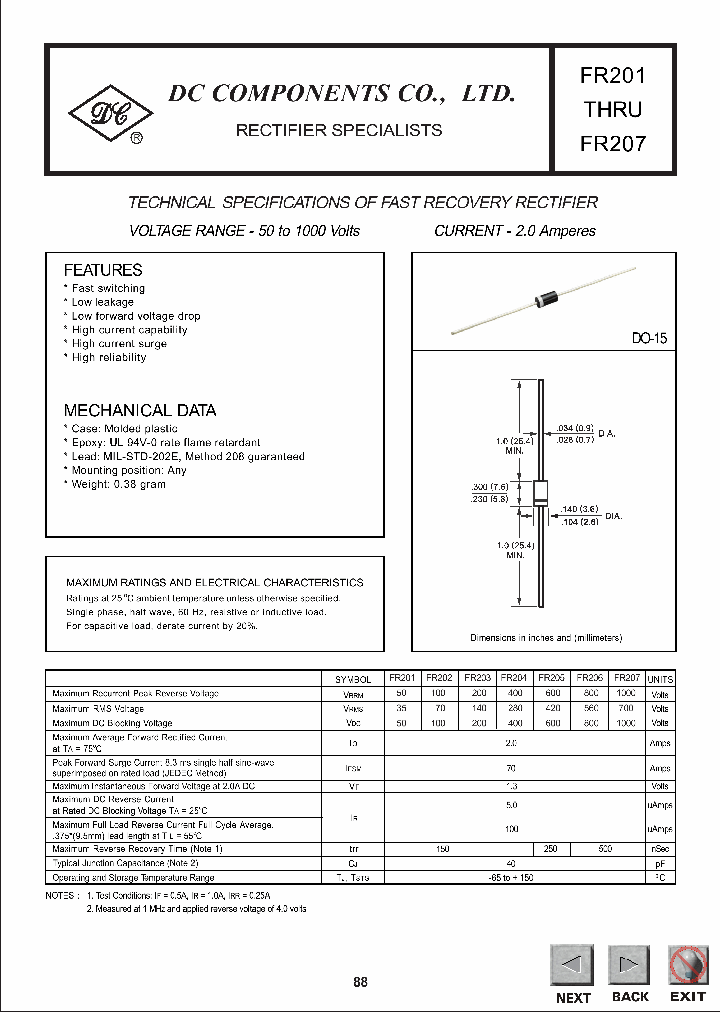 FR201_4957005.PDF Datasheet