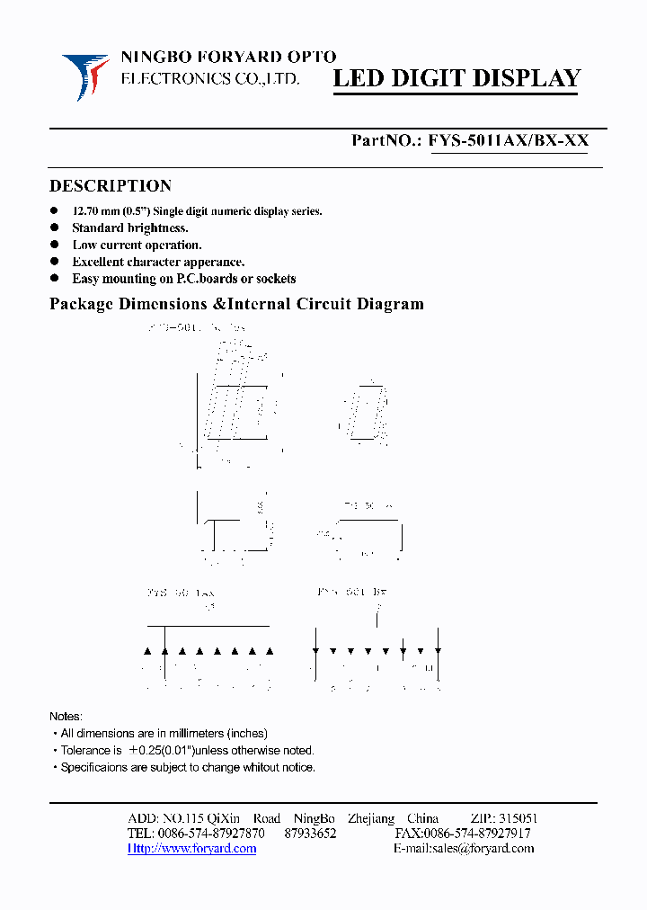 FYS-5011AX1_4957904.PDF Datasheet