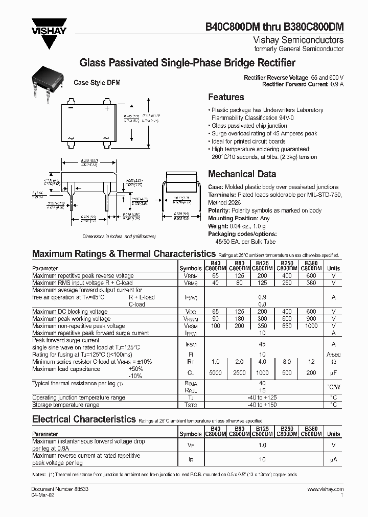 B80C800DM_4978232.PDF Datasheet