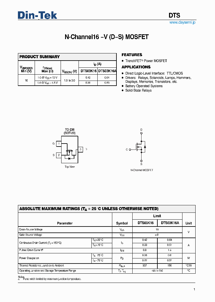 DTS03K16_4990423.PDF Datasheet