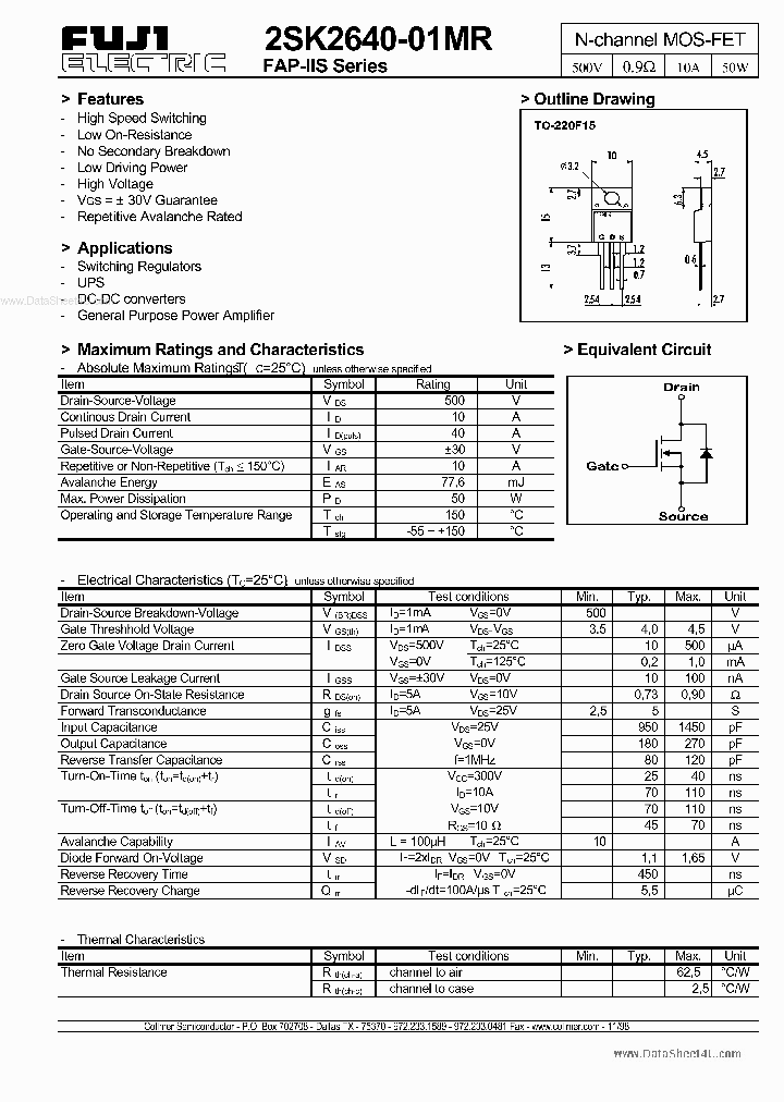 K2640_4985513.PDF Datasheet