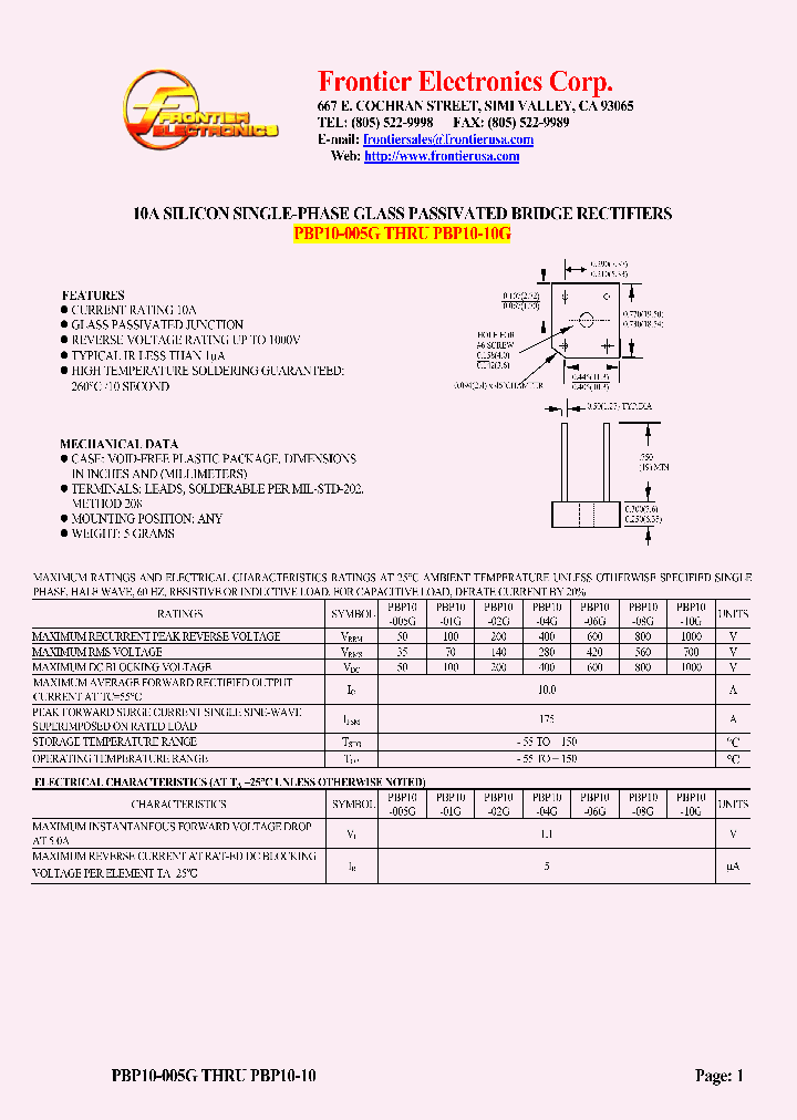 PBP10-04G_5001413.PDF Datasheet