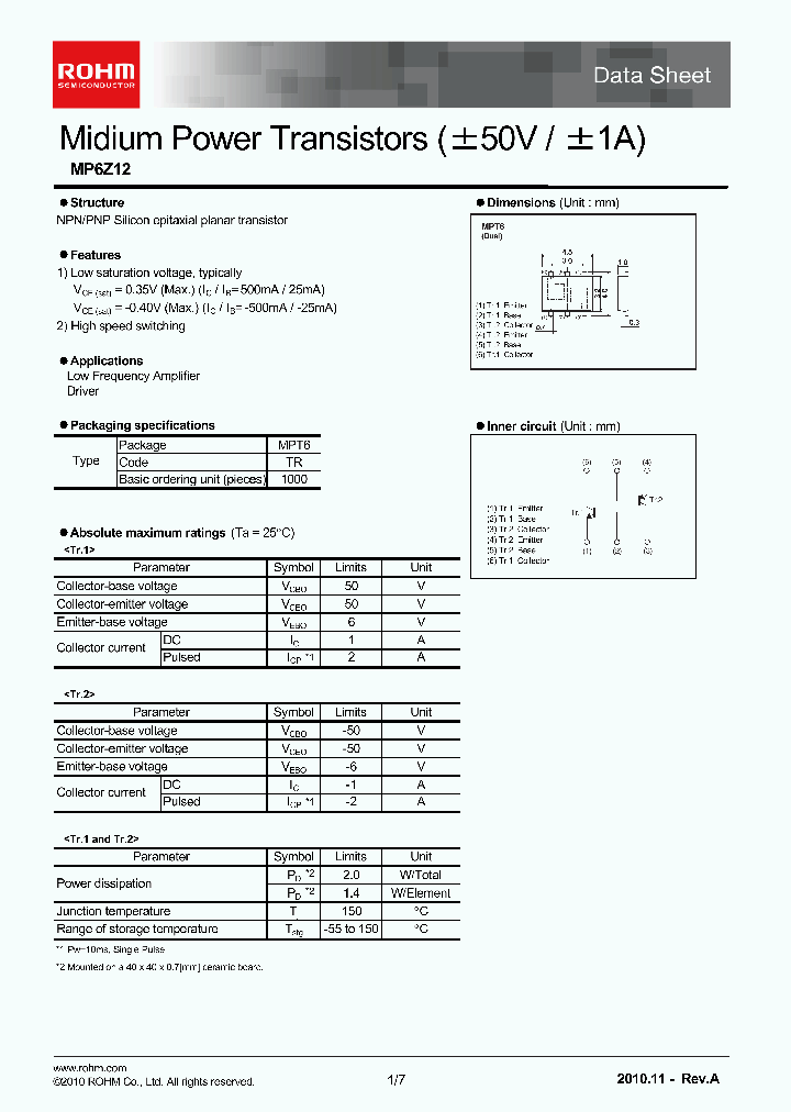 MP6Z12_5001771.PDF Datasheet