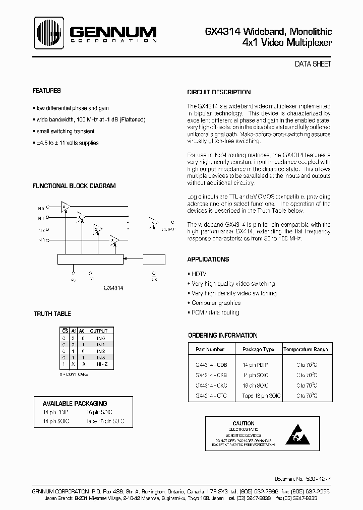 GX4314_5003970.PDF Datasheet