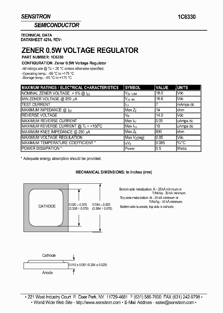 1C6330_5014503.PDF Datasheet