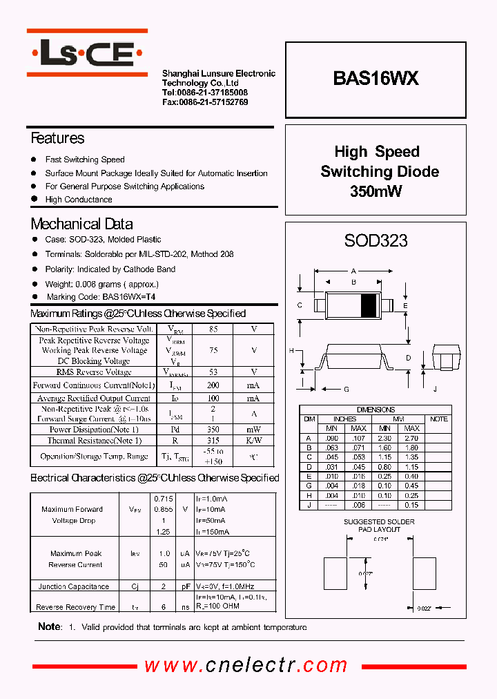 BAS16WX_5035846.PDF Datasheet