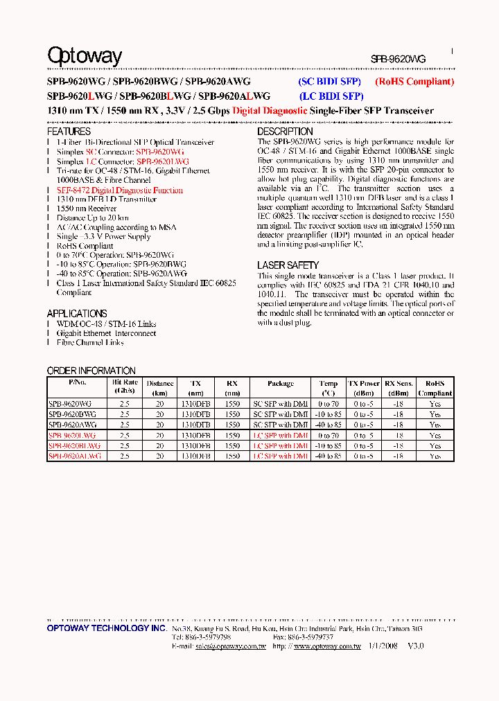 SPB-9620ALWG_5051287.PDF Datasheet