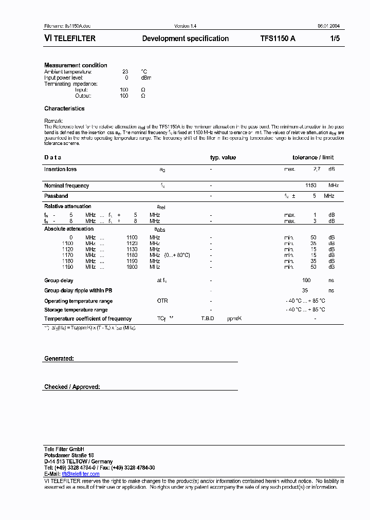 TFS1150A_5063763.PDF Datasheet