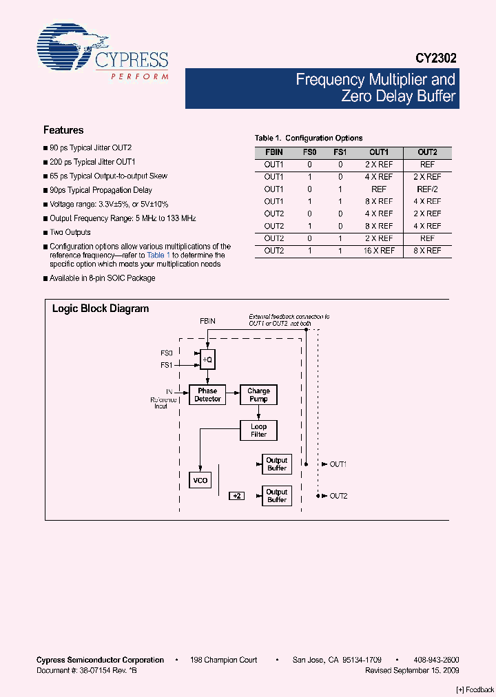 CY2302SC-1_5070114.PDF Datasheet