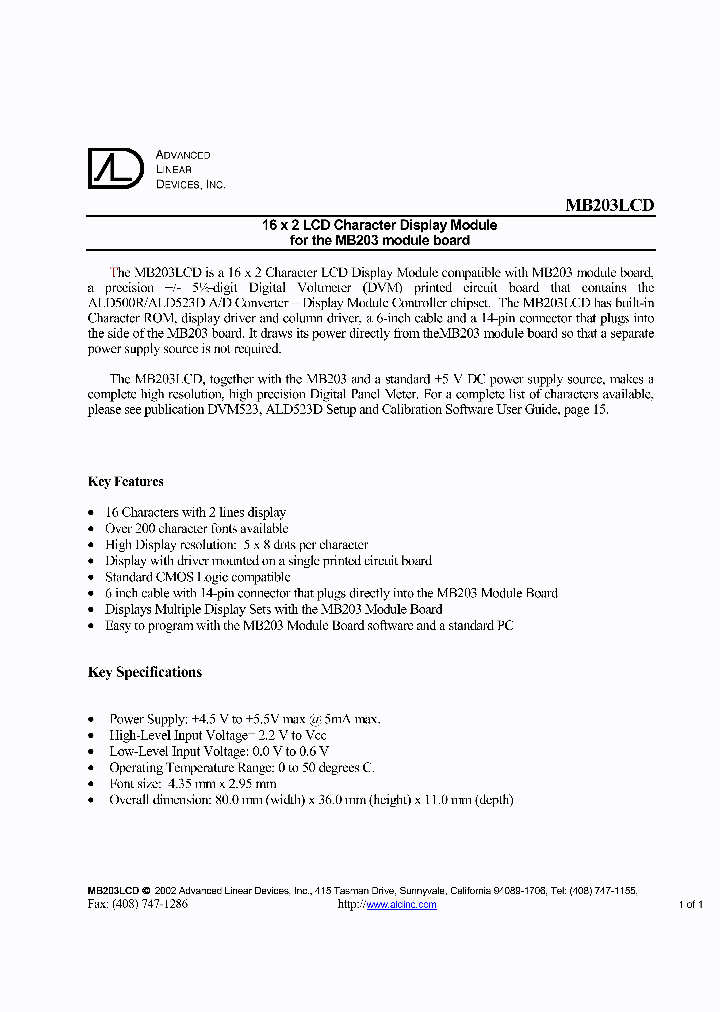 MB203LCD_5082306.PDF Datasheet