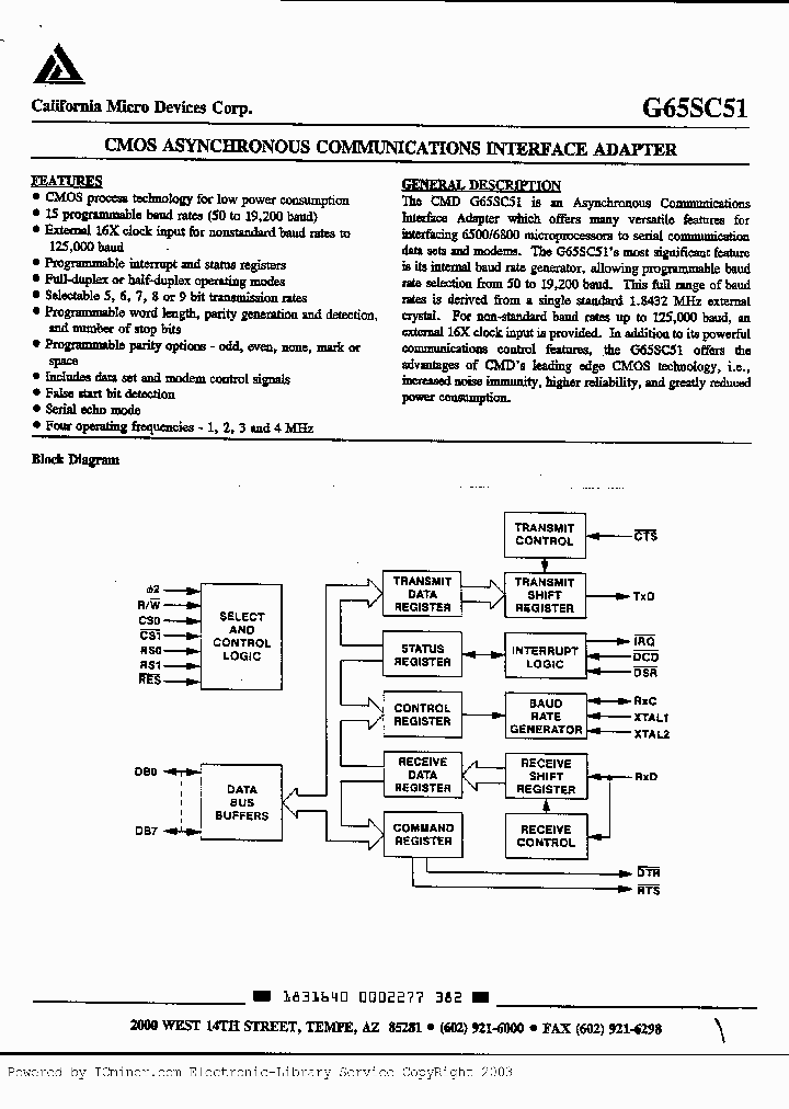 G65SC51PE-3_5099992.PDF Datasheet