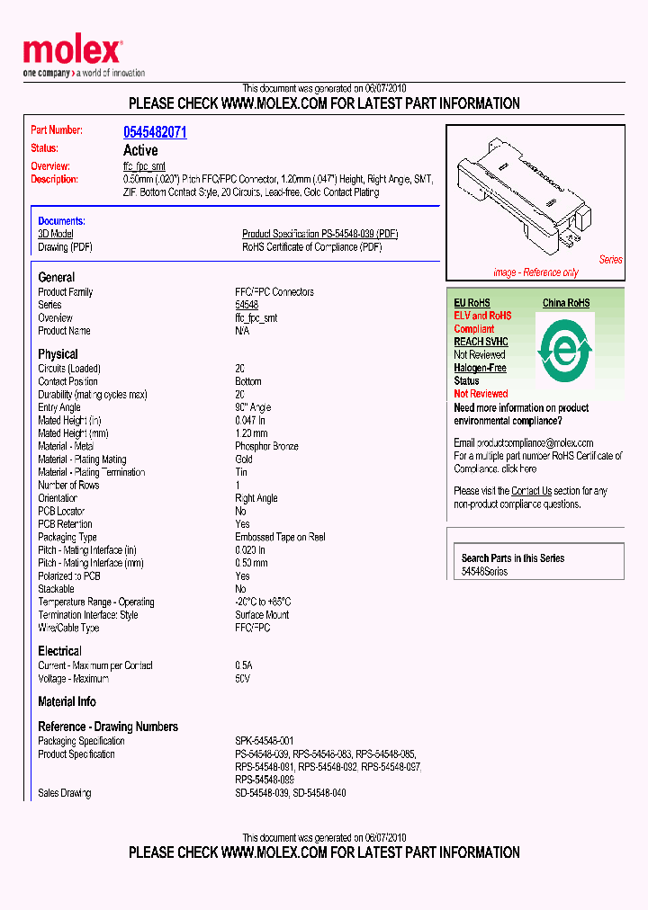 54548-2071_5101635.PDF Datasheet