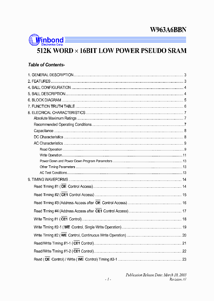 W963A6BBN80E_5105300.PDF Datasheet