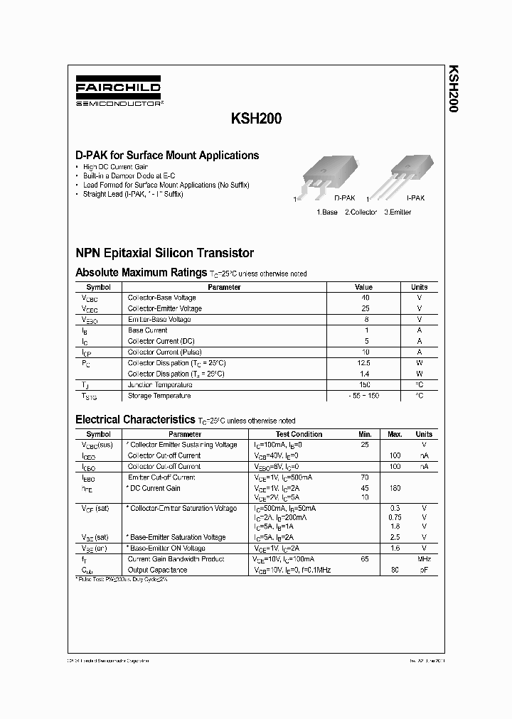 KSH200_5112652.PDF Datasheet