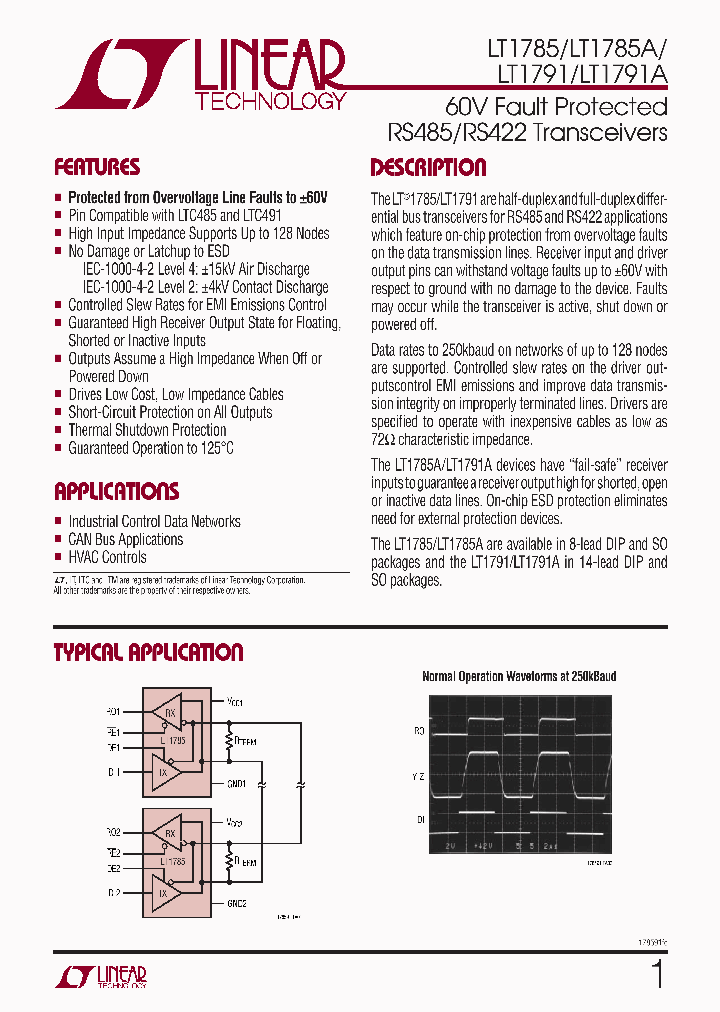 LT1791HSPBF_5149211.PDF Datasheet