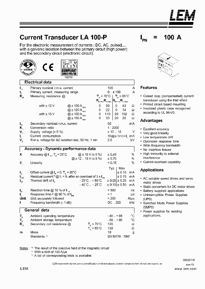 LA100-P06_5149437.PDF Datasheet