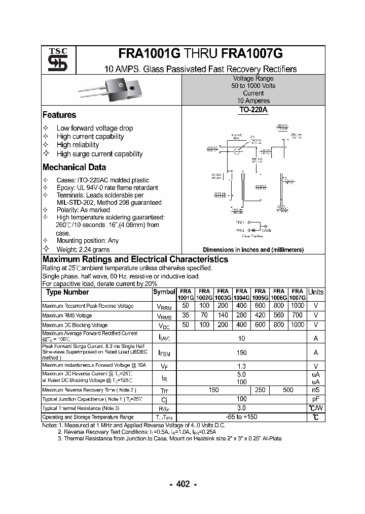 FRA1003G_5153328.PDF Datasheet