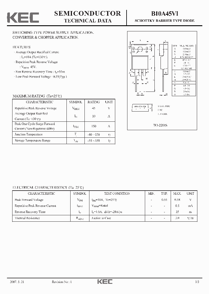 B10A45VI07_5153176.PDF Datasheet