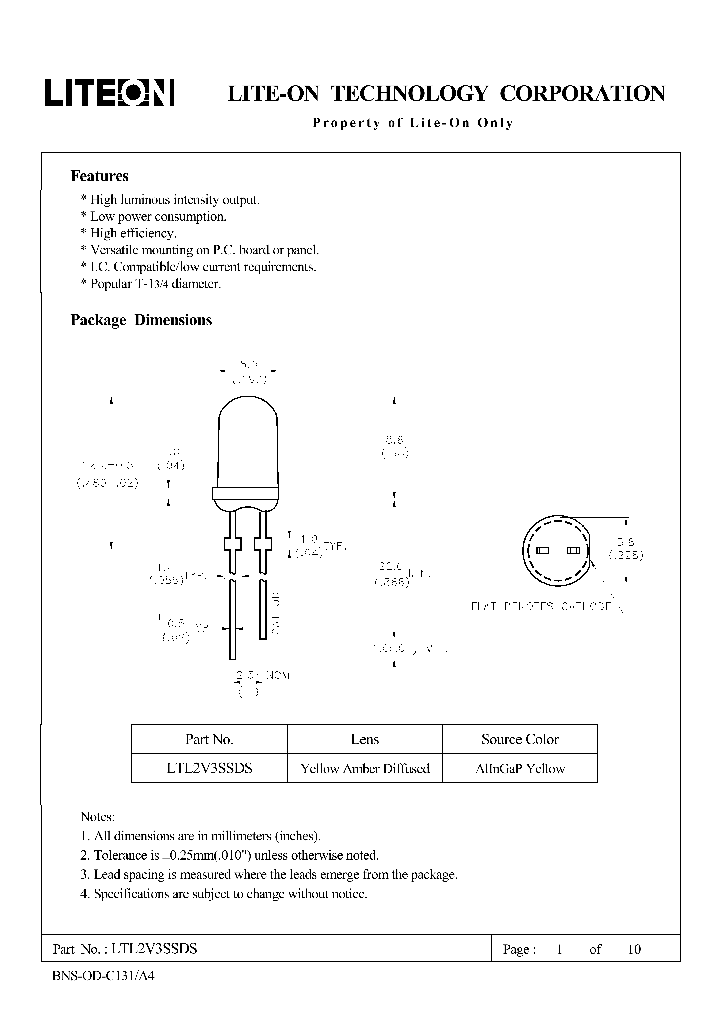 LTL2V3SSDS_5154193.PDF Datasheet