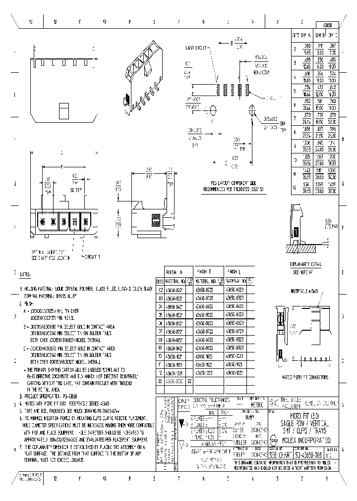 43650-0922_5161529.PDF Datasheet Download --- IC-ON-LINE