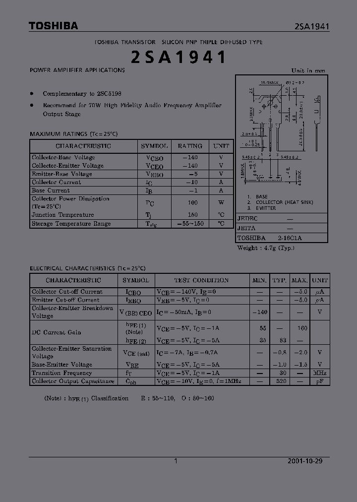 2SA1941_5163350.PDF Datasheet