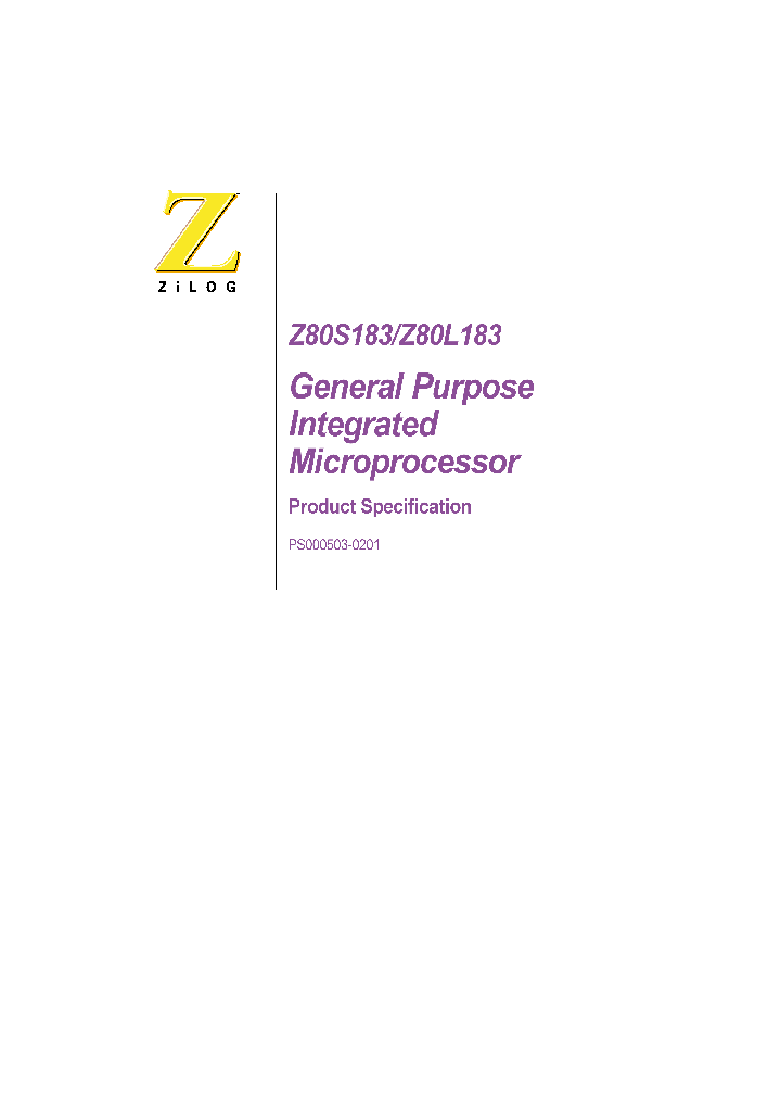 Z80S183AZ033SCRXXXX_5168342.PDF Datasheet