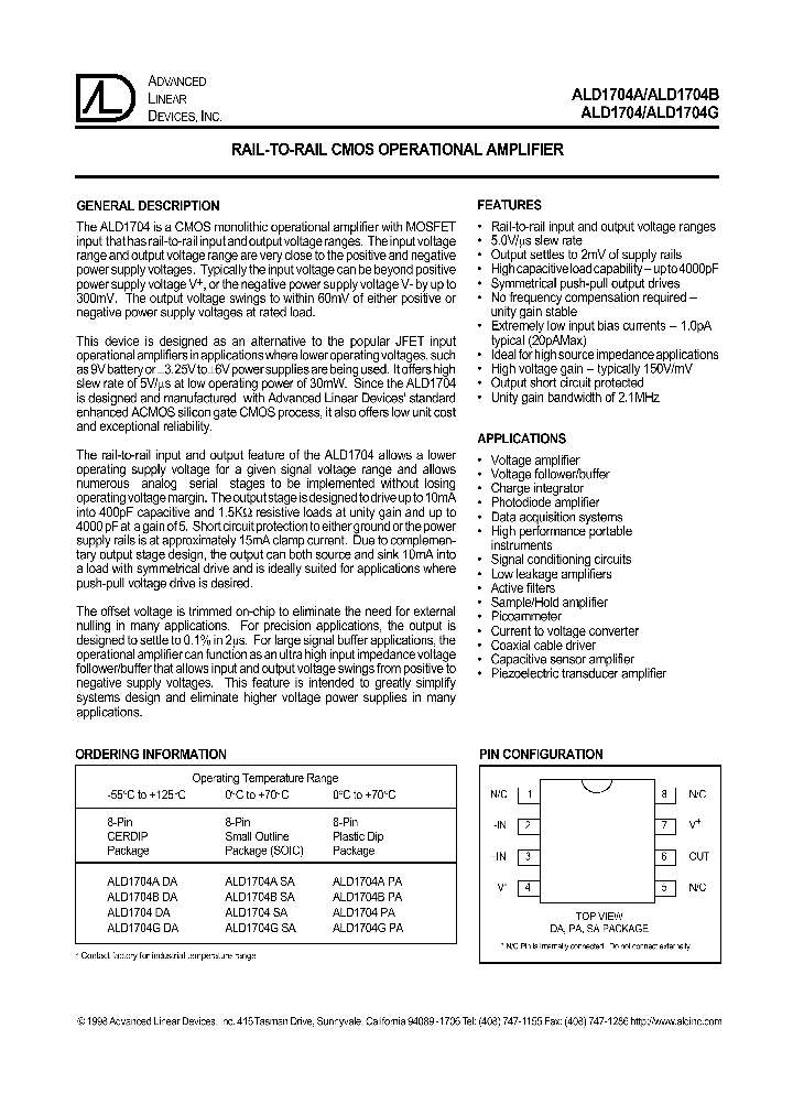 ALD1704B_5169929.PDF Datasheet