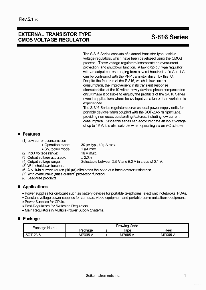 S-816_5182673.PDF Datasheet