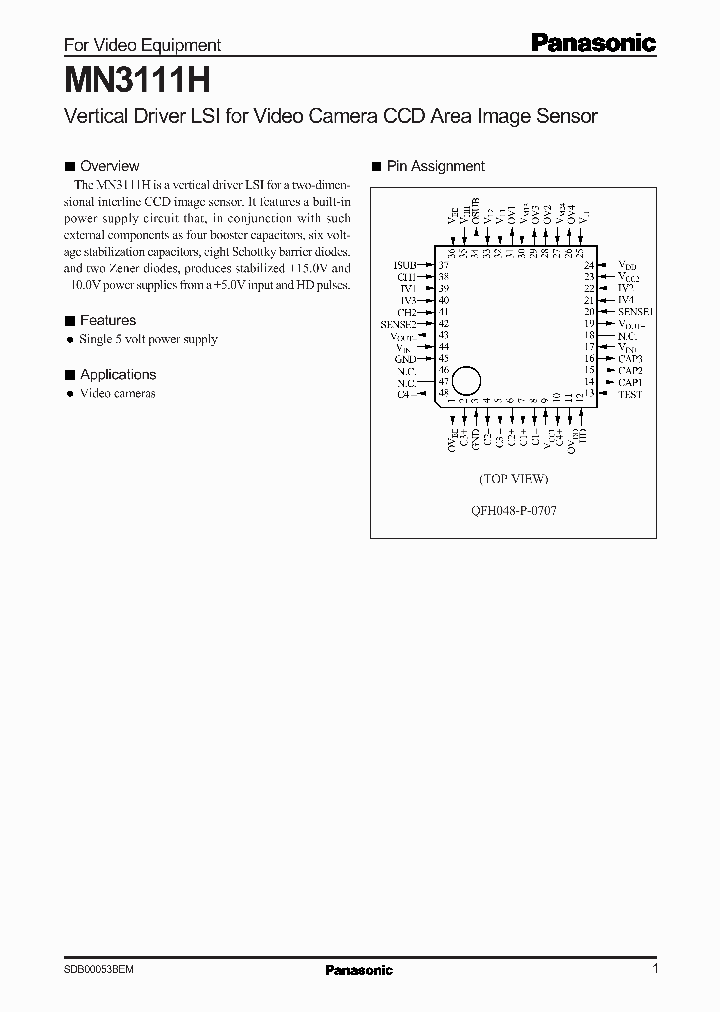 MN3111H_5185940.PDF Datasheet
