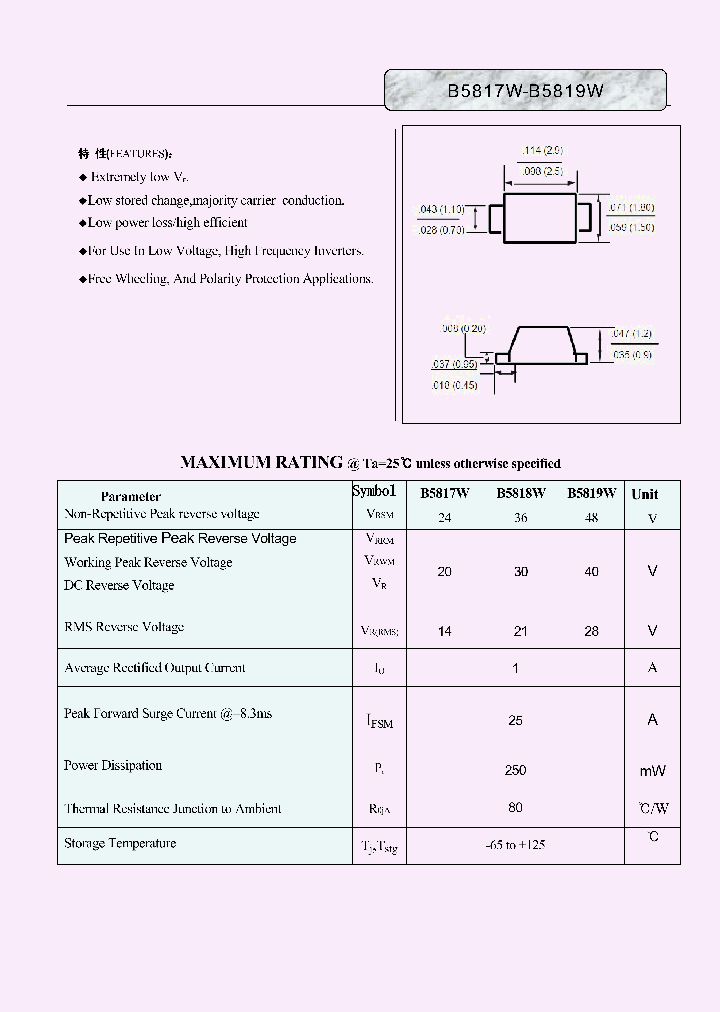 B5817W_5196983.PDF Datasheet