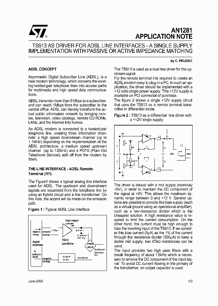 AN1281_5197762.PDF Datasheet Download --- IC-ON-LINE