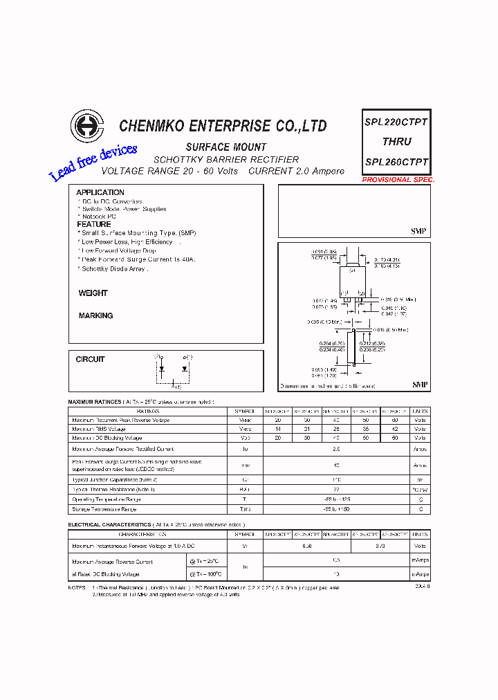 SPL240CTPT_5201240.PDF Datasheet