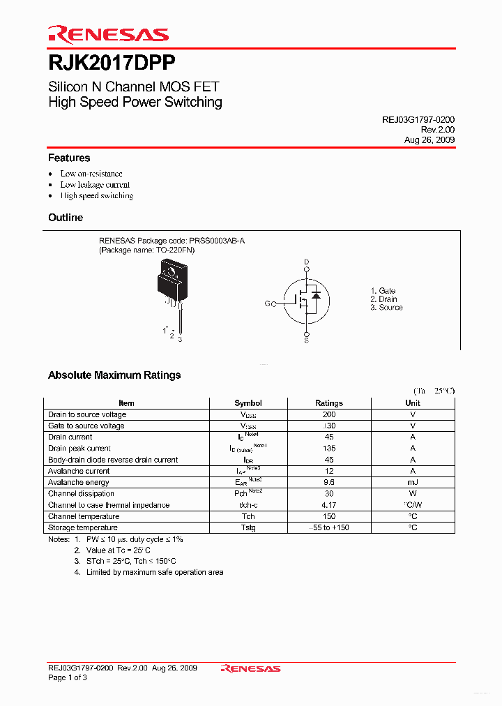 RJK2017DPP_5205622.PDF Datasheet