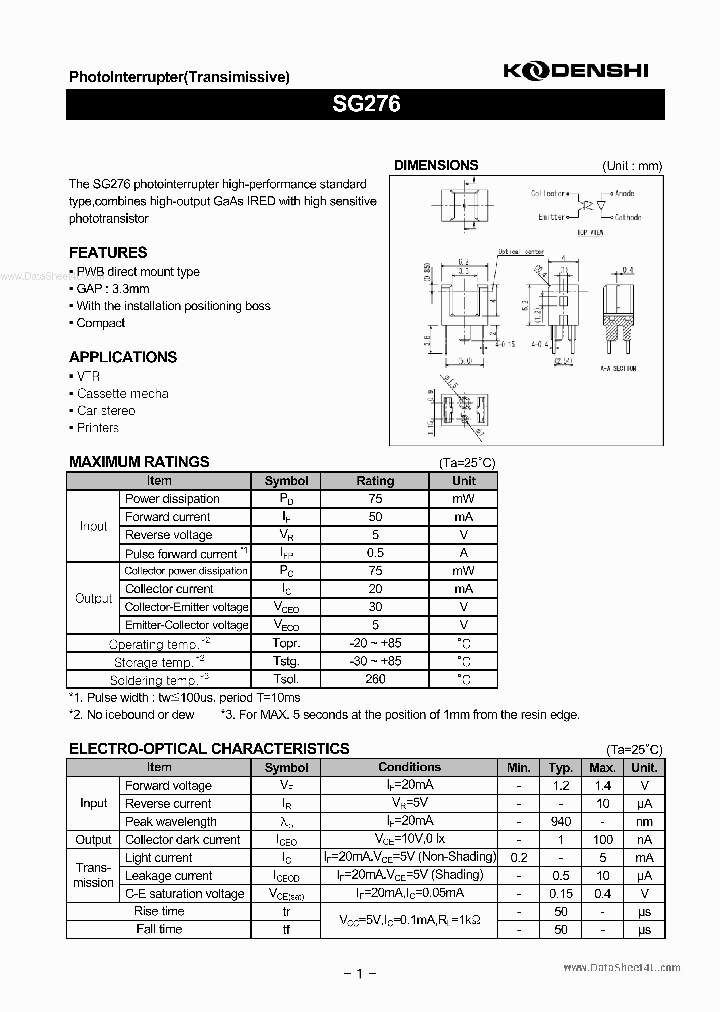 SG276_5205842.PDF Datasheet